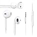 higadget ™ Wopow HIFI Stereo Original High Bass Headphone Hands-free Earphone Wired Headset With Mic & 3.5 mm Audio Jack Specially Made For All Apple IPhone Ipad IPod Device - White 6 MONTHS REPACEMENT WARRANTY RS.599.00