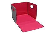 Aufbewahrungsbox DAY Filztasche fuchsia – grau meliert - 4