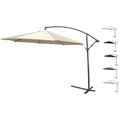 Charles Bentley Pendaison Banana Patio Jardin Parasol en Différentes Couleurs Sur Pied - M 3