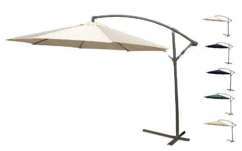 Charles Bentley Pendaison Banana Patio Jardin Parasol en Différentes Couleurs Sur Pied - M 3