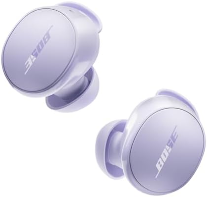 Bose QuietComfort Earbuds Auricolari Wireless Bluetooth con Cancellazione del Rumore Attiva, Microfono, Durata della Batteria Fino a 8,5 Ore, Deep Bass, IPX4, Lilla Freddo