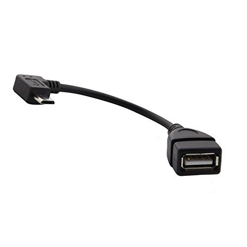 adaptare 40219 USB-OTG Adapter-Kabel Micro-USB 2.0-Winkel-Stecker USB-Buchse Typ A für Speicher-Stick und andere Geräte - 5