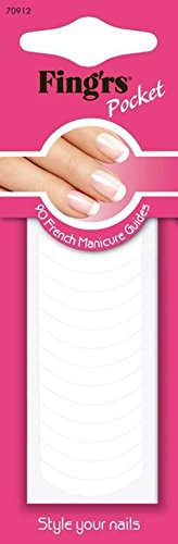 Fing'rs French Manicure Schablonen, 1er Pack (1 x 90 Stück)