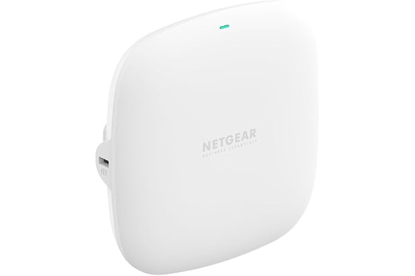 NETGEAR Point d'accès WiFi 6 (WAX210), Vitesse Dual-Band AX1800, PoE avec 1 Port Ethernet 1G, 802.11ax, Sécurité WPA3, Jusqu'à 4 réseaux sans Fil distincts