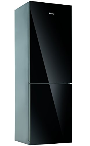 Amica KGC15531SG Khl-Gefrier-Kombination / A++ / 185 cm Hhe / 212 kWh/Jahr / 214 Liter Khlteil / 90 Liter Gefrierteil / AntiBacteria Beschichtung / schwarz / grau