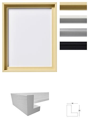 walther design JS080W Schattenfugenleiste Shadow Gap Rahmen 60 x 80 cm - 2