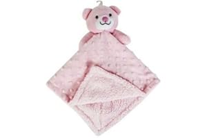 FASHION REVIEW New Newborn Baby's First Steps Luxury Boys & Girls Teddy Bear Comforter FS471 (Baby Pink)