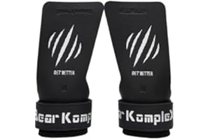 Bear KompleX Black Diamond No Hole Hand Grips, Use for Pull-ups, Weightlifting, WODs with Wrist Straps, Comfort and Support, Hand Protection from Rips and Blisters for Men and Women