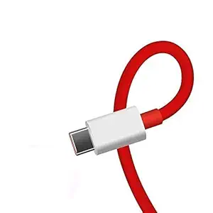 sceva fast dash charging c-type usb cable for one plus + 6t, 6, 5t, 5, 3t, 3, 2- Red