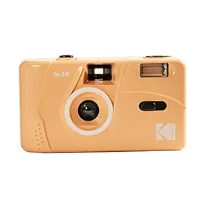 Kodak M38 35mm Film Camera - Focus Free, Powerful Built-in Flash, Easy to Use (Grapefruit)