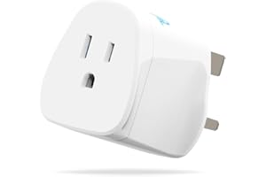 US to UK Plug Adapter | UK Safety Standards | MyTravelPal® USA to UK Travel Adaptor With 10A Fuse | For America, Canada, Japan Appliances | Type A and Type B