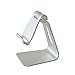 Produktbild Threew Justierbarer Handy-Standplatz, Aluminium-Desktop-Mobiltelefonstandplatz-Tablet-Docking-Halter mit rutschfester Basis und praktischem Ladeanschluss Zubehör-Schreibtisch für Handys und Tablets ge