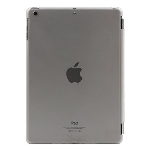Besmall Neu Ultra Slim Edles iPad Air iPad 5 Hülle – Smart Cover Leder Case Schutz Hülle Tasche + Back Case – inkl. Displayschutzfolie Reinigungstuch Stift mit Multi Ständer Auto Sleep Wake (iPad Air/iPad 5, Farbe:Weiß) - 7