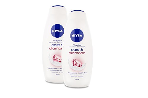 Nivea Diamond Moments Cremebad, Badezusatz, 2er Pack (2 x 750 ml) - 3