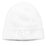 Mens All I Care About is My Cat and Maybe Two People Casual Style Travel White Beanies Watch Cap
