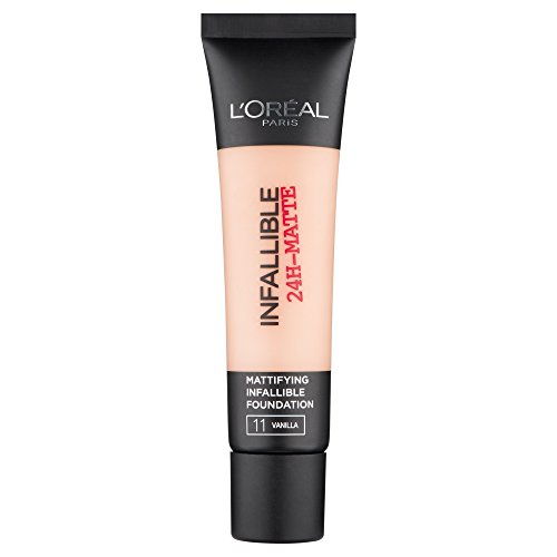 L'Oreal Paris Infallible 24 H Matte Foundation - 11 Vanilla, 35 ml