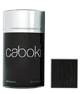 AOQ Caboki Hair Building Fibers For Regrowth And Instant Style Black Color 1 Unit 25 gm