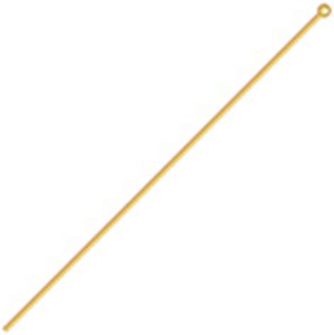 1.5" Headpins with Large Ball, Gold, Pack of 50