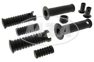 MZA MEYER-ZWEIRADTECHNIK GMBH SET Gummiteile und 2x AbschluÃŸpilze, schwarz - passend für TS, ETZ (9 Teile)