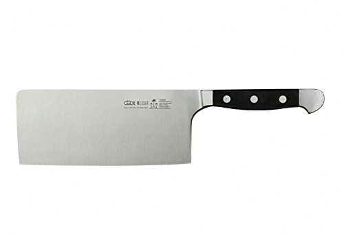 Güde Hackmesser China Form ALPHA Serie Klingenlänge: 18 cm POM schwarz, 1840/18