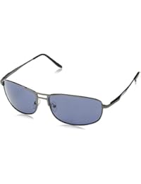 ANTONIO MIRO Gafas Hombre - UV400 metálicas ligeras - Lentes solares elegantes con Funda Rígida Cremallera - Satisfacción Garantizada!