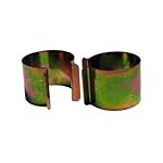 Set di 20 clip metallo rivestimento zinco 35 mm x 30 mm per serra