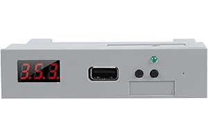 ‎KIMISS KIMISS Diskettenlaufwerk-Emulator Animal Gotek White Abs Sfr1M44 U100 3,5-Zoll-1,44-MB-USB-SSD-Diskettenlaufwerk-Emulator Plug-and-Play