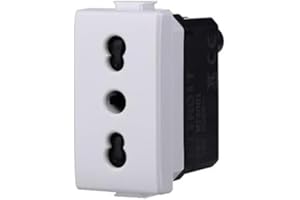 ETTROIT MODULI PRESE INTERRUTTORI SHUCKO PULSANTI USB DIMMER COMPATIBILE MATIX (MODULO PRESA BIPASSO)