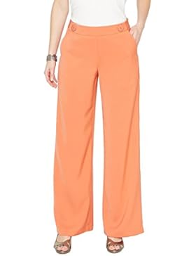 Anne Weyburn Donna Pantaloni Larghi, Crepe Fluida