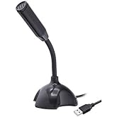 Usb Girişli Masa&uuml;st&uuml; Pc Laptop Uyumlu Mikrofon, Canlı Ders