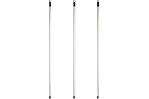 Apex 3 Manici in Alluminio 140 cm – Leggeri e Resistenti, Ideali per Scope, Mop e Utensili – Diametro 2,2 cm