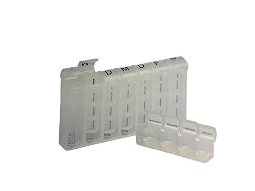 Tgh 7 Días Pastillero Pastillero Caja De Pastilleros Semanales Tageszeiten - 