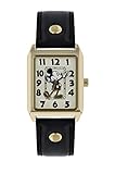 Mickey Mouse Damen Analog Quarz Uhr mit Leder Armband MK1451
