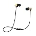 Produktbild Bluetooth Kopfhörer Sport, Bluetooth 4.1 Wireless Sport Headset kabellos bequem verstellbar Ohrbügel Ohrhalt mit IPX5 Wasserdicht, Mikrofon, Noise Cancelling HiFi Stereo (Gold)