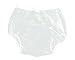 Haian Adult Incontinence Pull-on Plastic Pants Color Transparent White (Small)