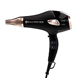 tecnología cerámica Imetec 11665 P5 3800 secador de pelo, potencia 2300 W, Color Negro/Rosa