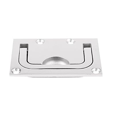 MagiDeal Ascenseur de Meuble de Bar Poignée de Trappe de Métal d'Acier Inoxydable pour Canoë Bateau