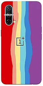 MOBILOVE Pure Liquid Soft Matte Silicone Case with Camera and Screen Protection for | OnePlus Nord CE 5G (Multicolour)