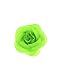 Zac's Alter Ego® Glitter Rose Flower on Concord Clip & Brooch Pin (Lime Green)