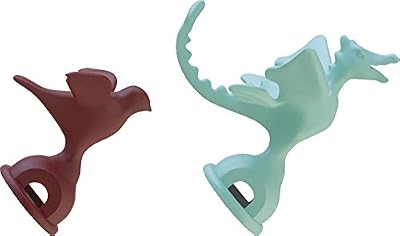 Alessi MGWHS2 Set de 2 Sifflets Plastique/Polyamide Vert Clair/Rouge