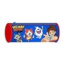 Estuche Escolar Cilíndrico Yo-Kai,estuche redondo,plumier,portatodo,yokai,yo-kai,accesorios colegio