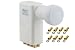 Produktbild Opticum Octo LNB 0,1 dB HDTV 3D 4K Digital + 8x F-Stecker mit Dichtring GRATIS dazu
