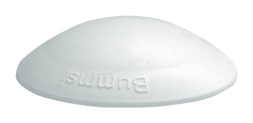 3 Stück Home Xpert Türstopper, Türpuffer BUMMSI, Ø 50 mm Höhe: 14 mm, weiß, aus Kunststoff