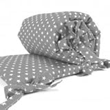 Sugarapple Nestchen für Beistellbetten (35 Farben wählbar) Bettumrandung 150 x 25 cm oder 170 x 25 cm, dick gepolsterter Kopfschutz und Gitterschutz für Baby Beistellbetten