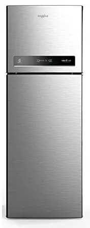 Whirlpool 340 L 3 Star Inverter Frost-Free Double Door Refrigerator (INTELLIFRESH INV CNV 355 3S, German Steel, Convertible)