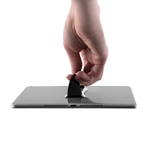 kwmobile Finger-Halterung Tablet Halter für die Hand, für verbesserte Einhandbedienung in Weiß – Für iPad, Samsung Galaxy Tab 4 und mehr - 2
