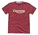 Price comparison product image Genuine Triumph Motorcycles Vintage Logo Red T-shirt (XXX-Large)