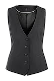  Greiff Damen-Weste Regular Fit, 1703, Farbe: Anthrazit, Größe: 38