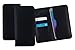 Produktbild emartbuy Schwarz PU Leder Magnetisch Schlank Brieftasche Tasche Sleeve Halter (Size LM4) Kompatibel mit Smartphones Aufgeführt Unten