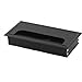 Produktbild Ogquaton Kabeldose, Kabelbox, Metall, rechteckig, PC, Desktop, Kabeldurchführung, Schwarz